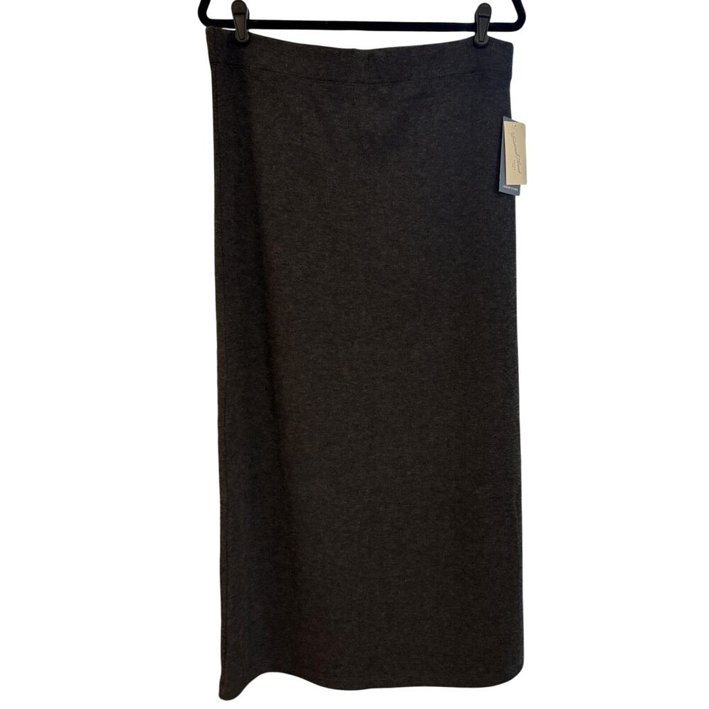 Universal Thread Leisure Studio NWT Maxi Knit Skirt XL Back Slit Hi Rise Classic